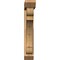 Ekena Millwork Olympic Slat Rough Sawn Bracket w/ Offset Brace, Western Red Cedar, 6"W x 30"D x 36"H BKT0604X30X36OLY06RWR - alternate 4